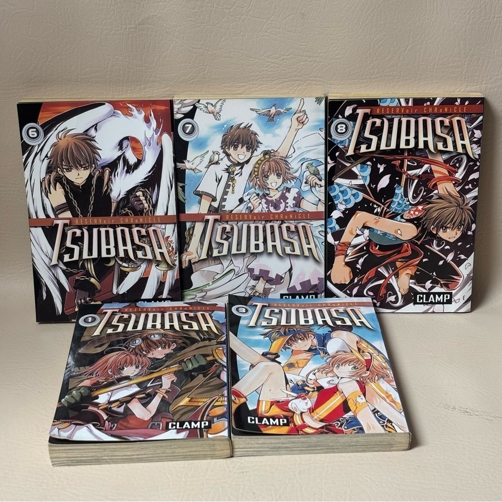 Clamp Tsubasa Reservoir
Chronicle Mixed Lot English
Manga Vol 1,3,6,7,8